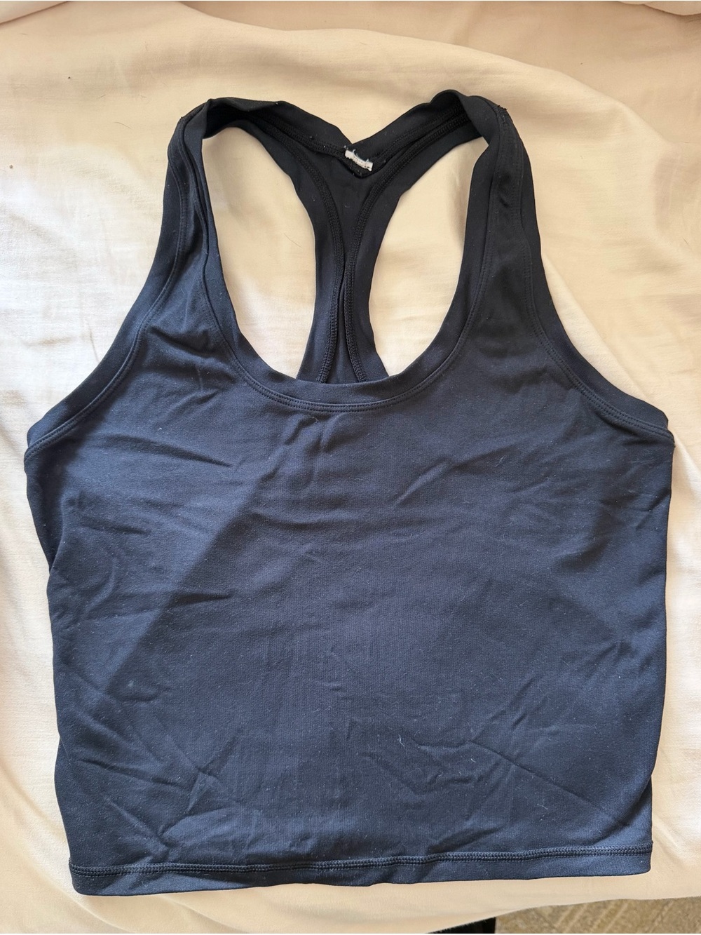 Women's Black Racerback Tank Top